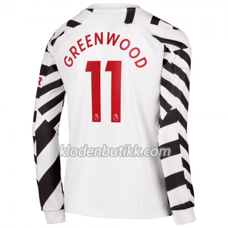 Manchester United Greenwood 11 Tredje Fotballdrakt 2020-2021 Langermet